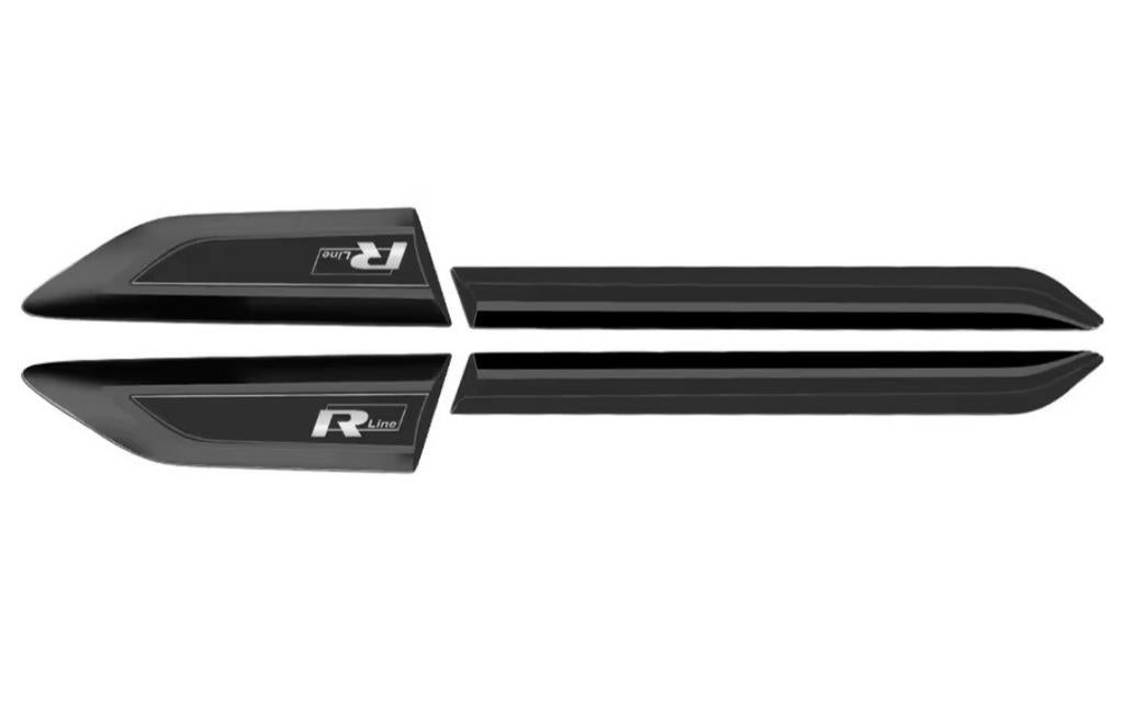 Volkswagen logo r-line noir stock  2pc 35, Autos : Pièces & Accessoires, Enlèvement, Neuf, Volkswagen