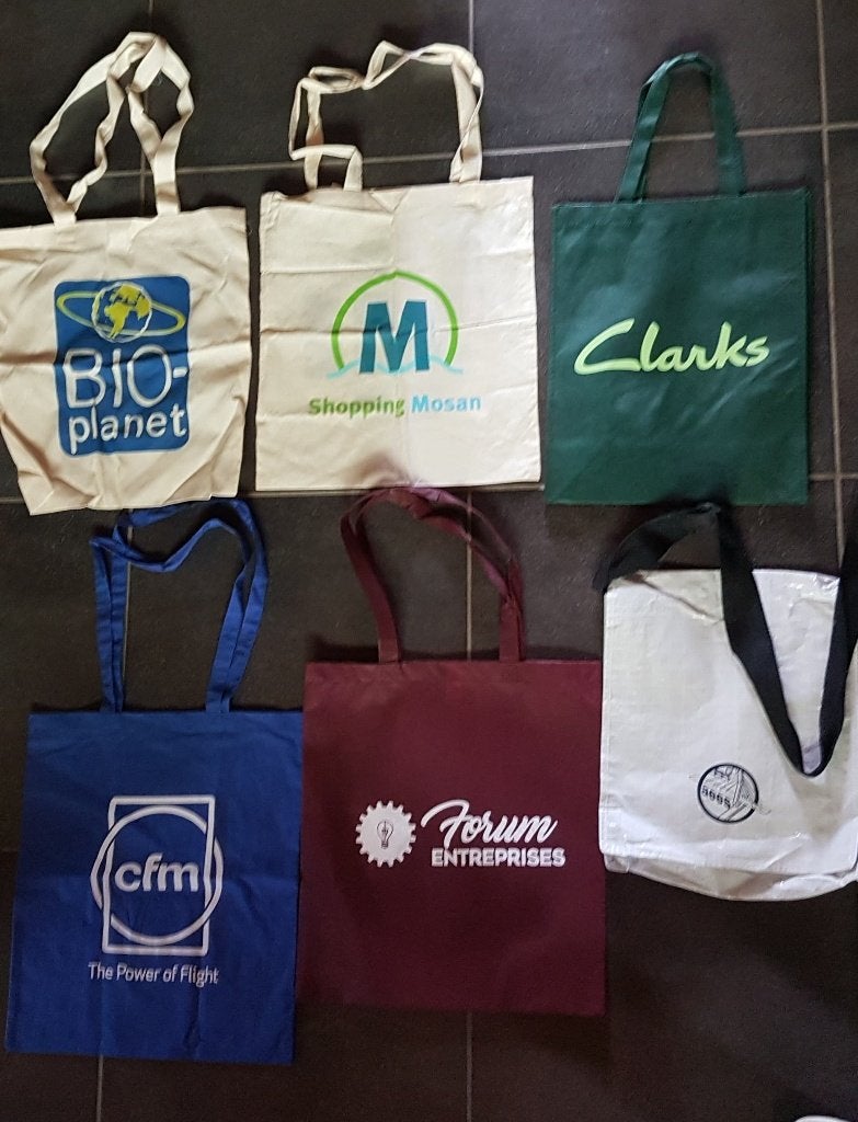 Lot 6 sacs en tissu tote bag neufs réutilisables, Enlèvement ou Envoi, Neuf, Shopper