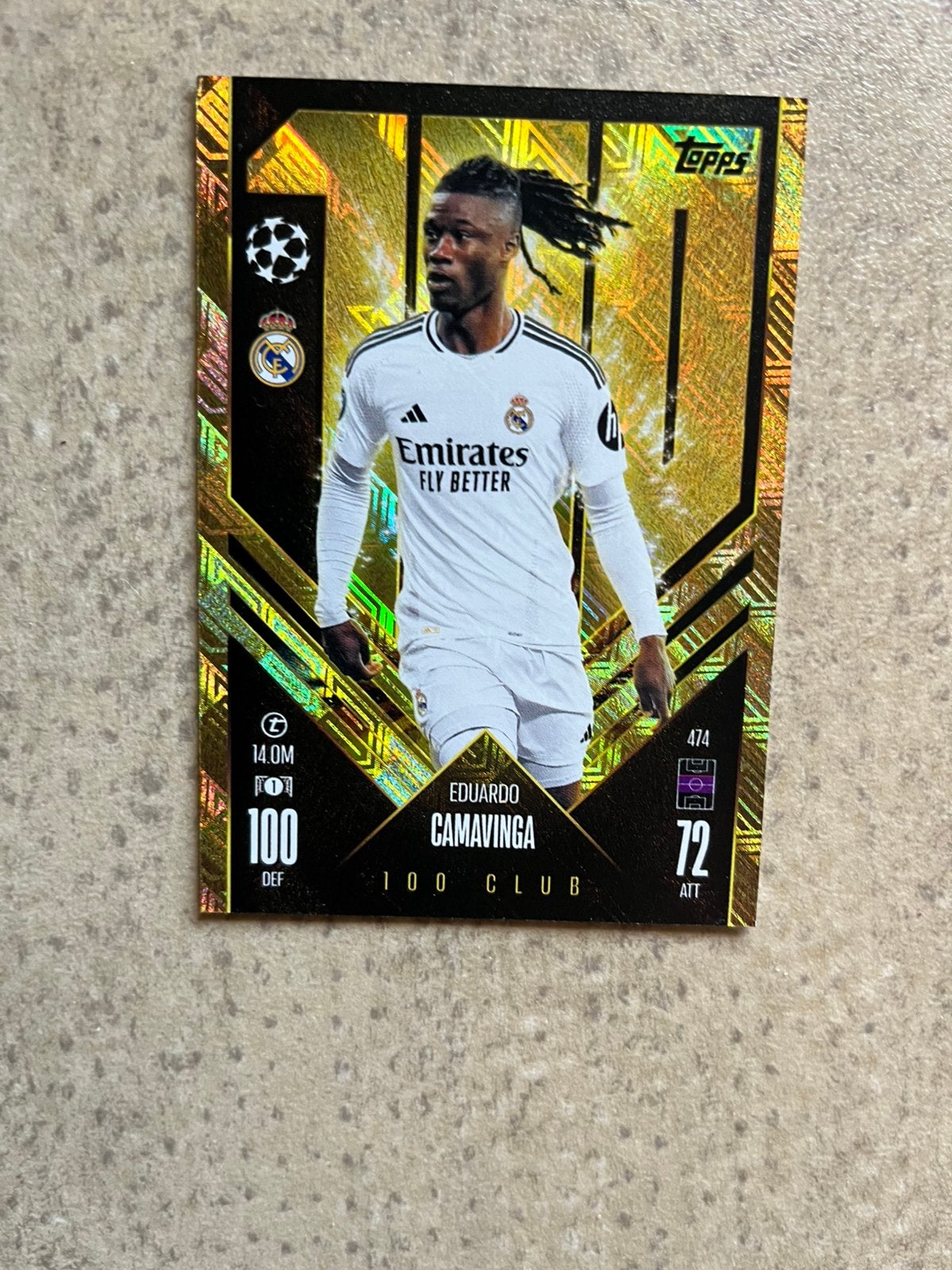 Topps match attax traiding card  Camavinga, Collections, Articles de Sport & Football, Enlèvement, Comme neuf, Affiche, Image ou Autocollant