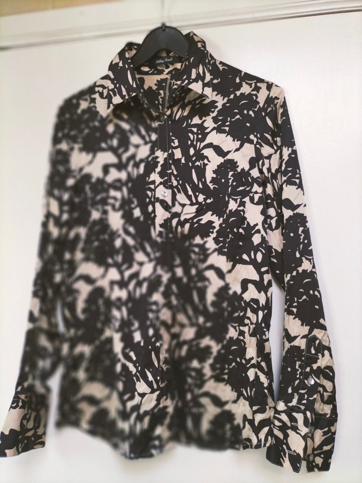 Talking French, mooie zijden blouse 40, Enlèvement ou Envoi