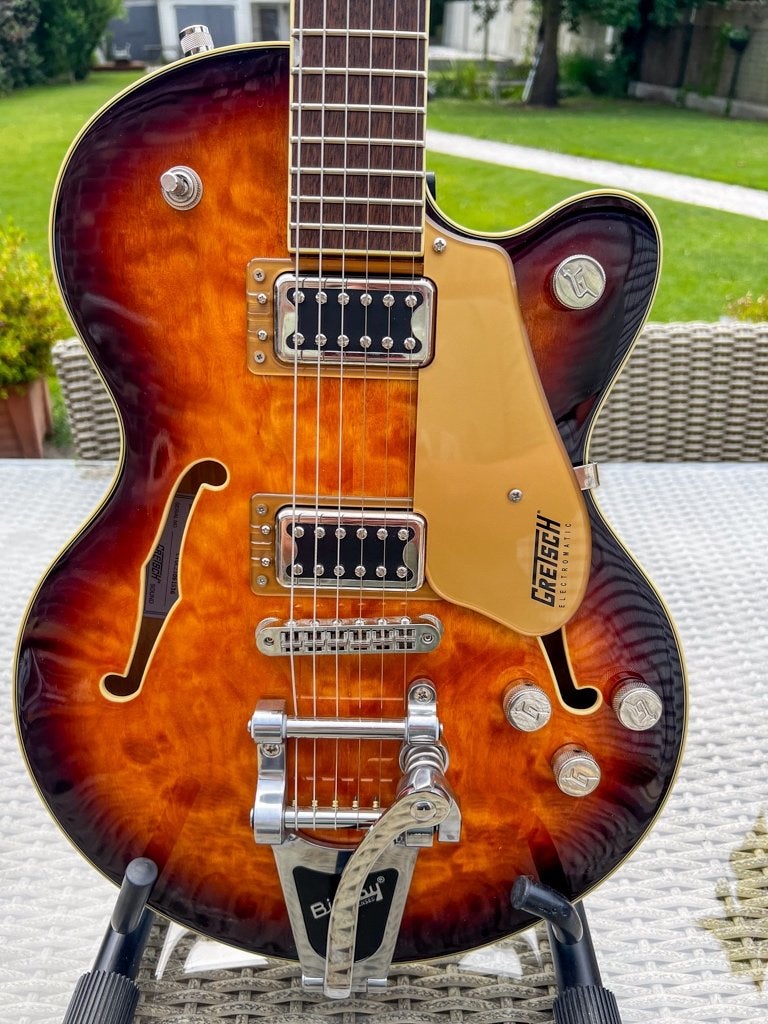 Gretsch G5655T-QM Electromatic Jr, Ophalen, Zo goed als nieuw, Hollow body, Overige merken