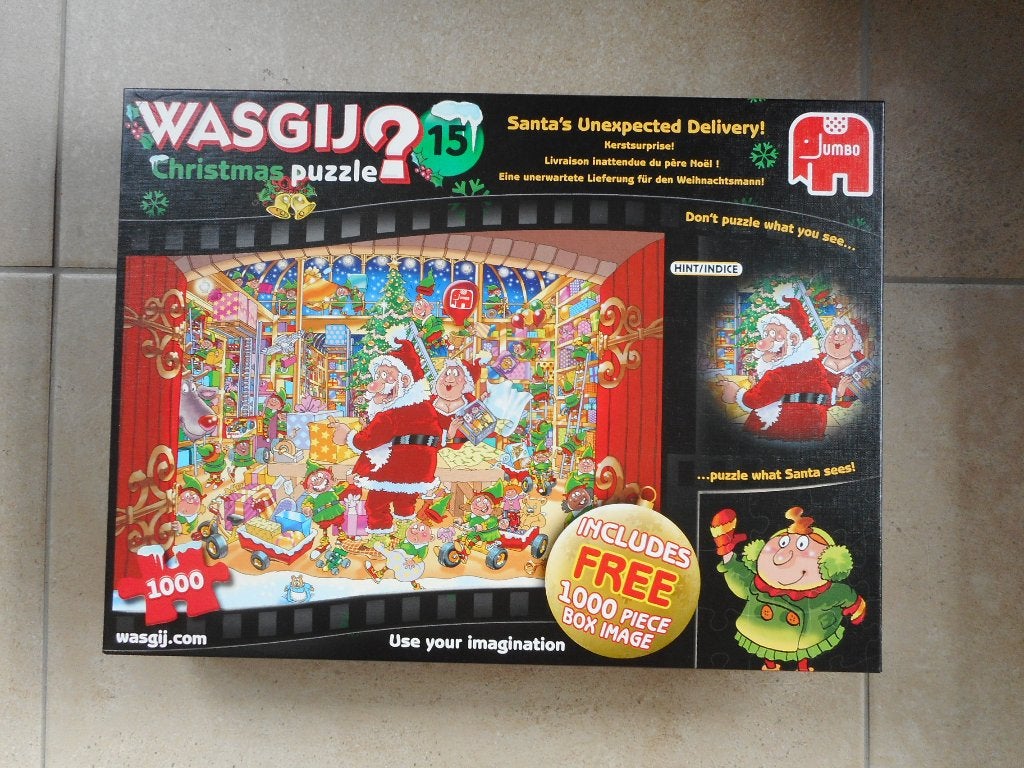 WASGIJ puzzel kerst (2x 1000 stuks), Enlèvement ou Envoi, Comme neuf