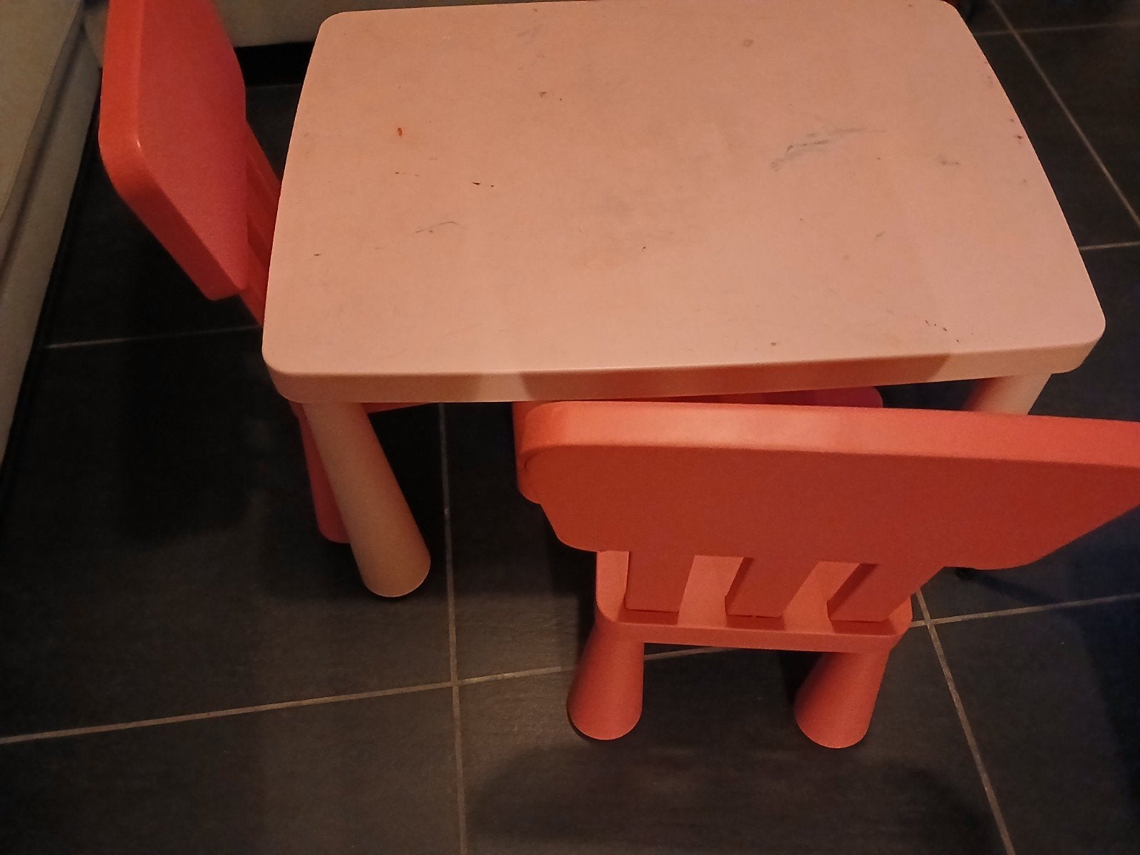 tafel en 2 stoelen, Huis en Inrichting, Ophalen, Gebruikt