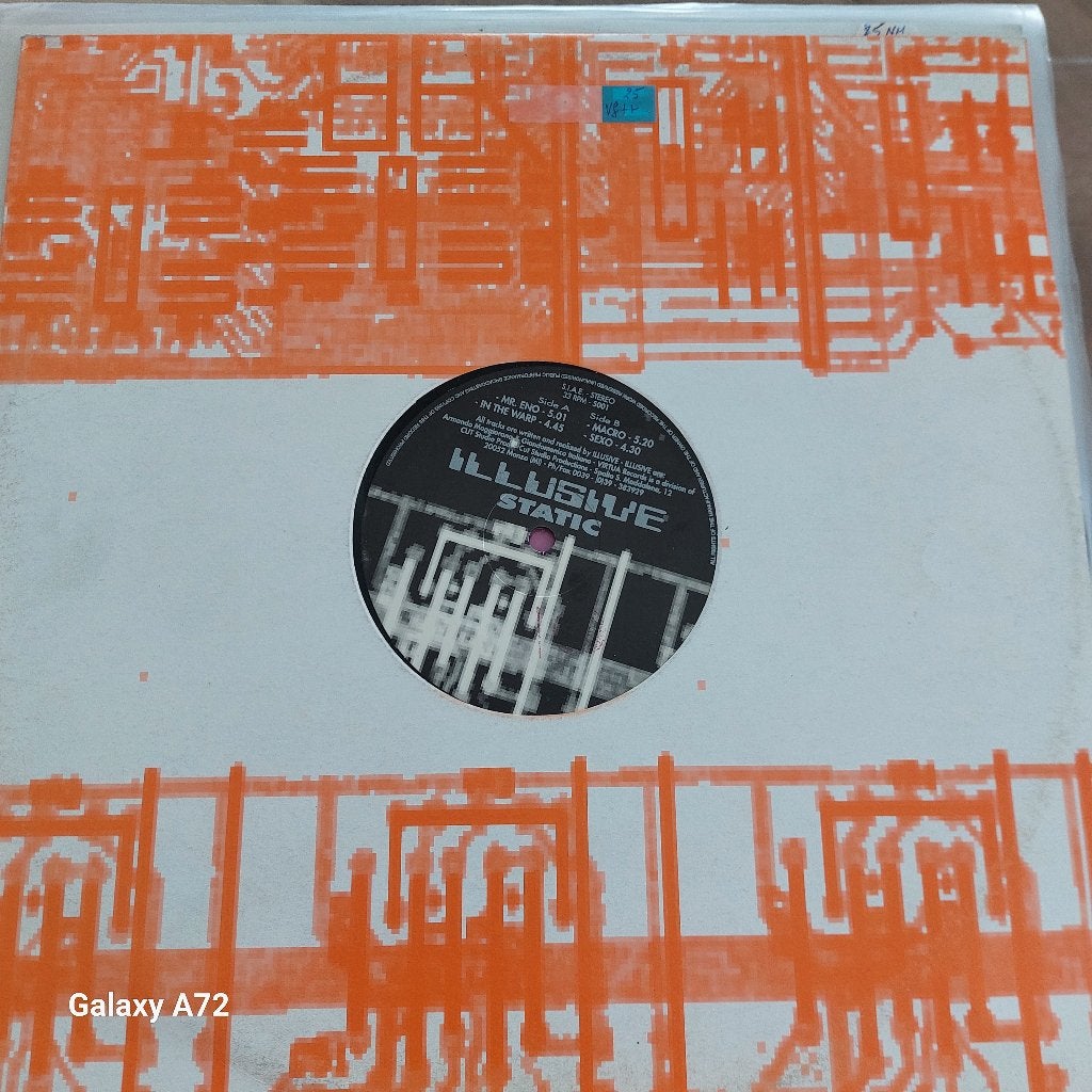 illusive static 12 inch maxi, 12 pouces, Enlèvement ou Envoi, Autres types, Utilisé