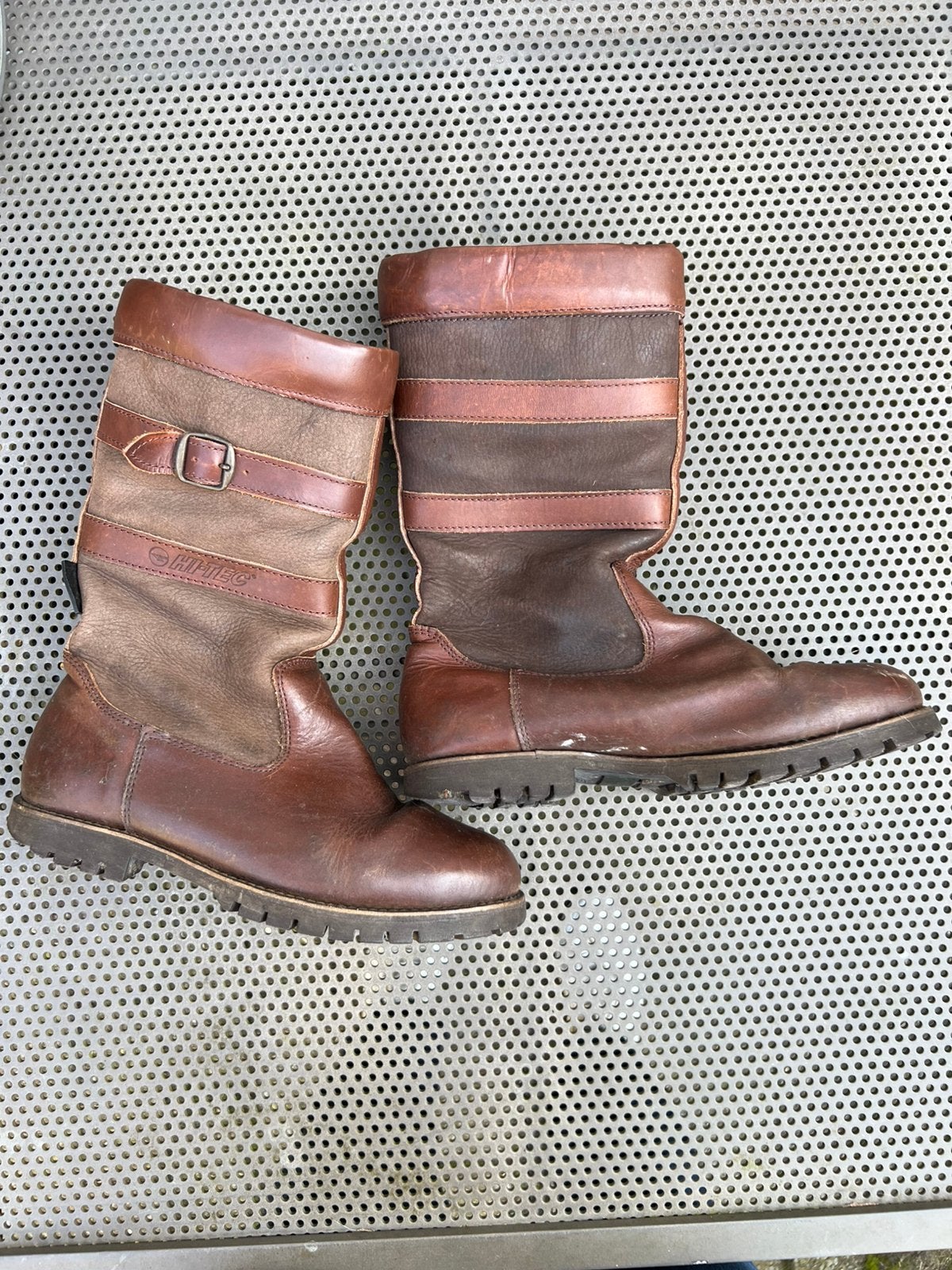 Hi Tech laarzen leder bruin kwaliteit hele goede staat, Kleding | Dames, Hoge laarzen, Bruin, Ophalen of Verzenden, Zo goed als nieuw