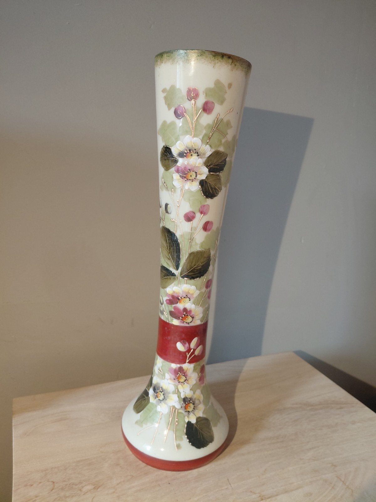 vase en opaline art déco, Enlèvement ou Envoi