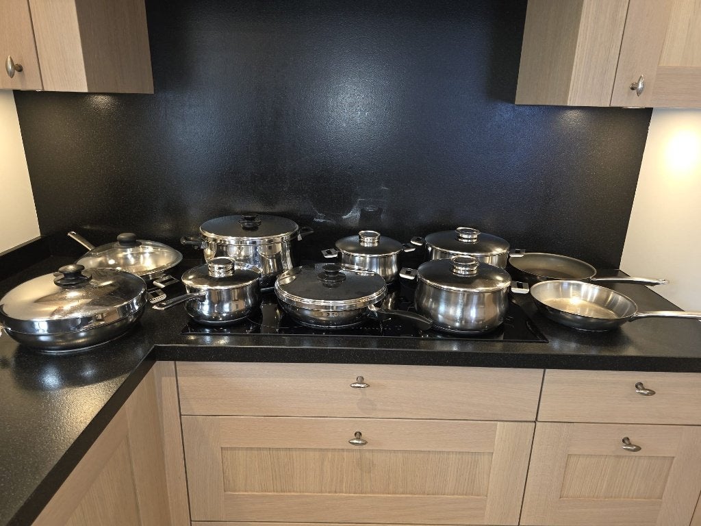 Kookpotten en pannen Demeyere, Ophalen, Inox, Gebruikt, Keramische plaat