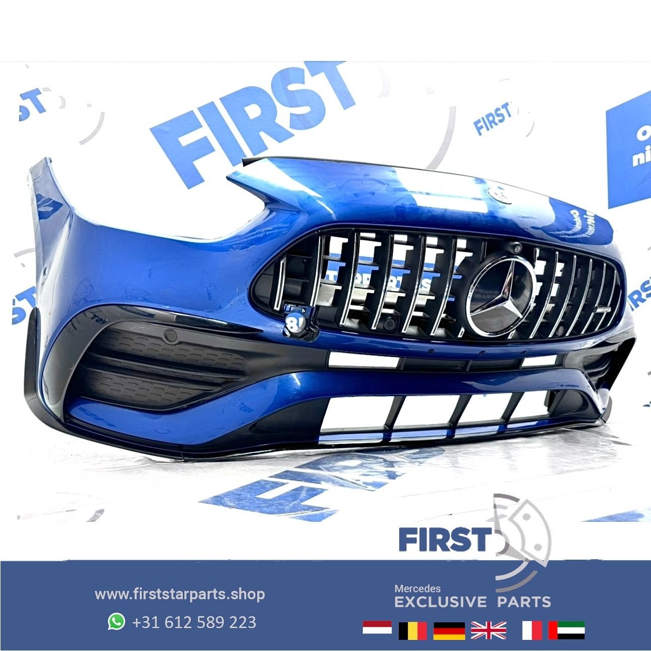 W206 C43 AMG BUMPER C KLASSE A2068859201 C43 AERO VOORBUMPER, Autos : Pièces & Accessoires, Utilisé, -, Avant, -