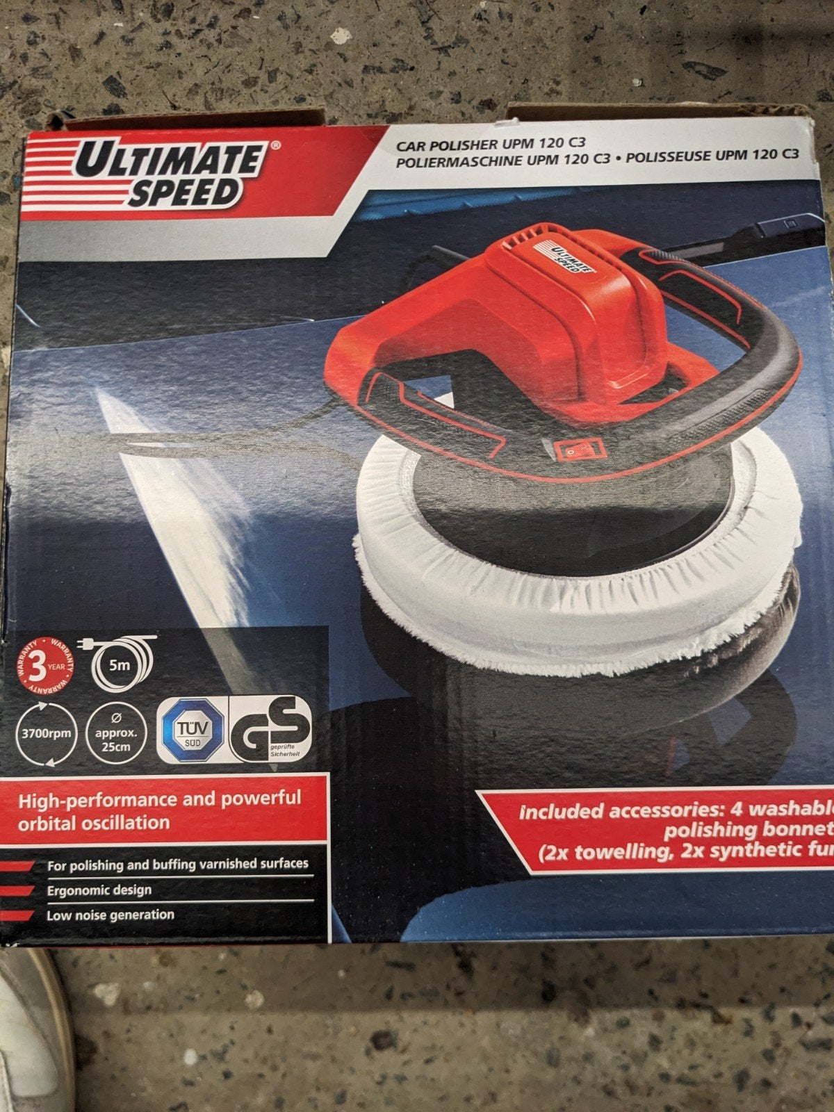 Polijstmachine voor nieuwe auto's, Auto diversen, Autogereedschap, Ophalen of Verzenden, Nieuw