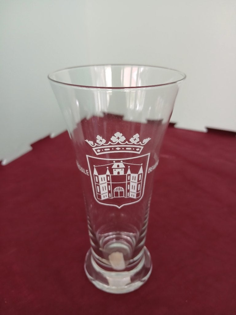 Ancien verre flute SPECIALE BEAUMONTOISE, Enlèvement ou Envoi, Comme neuf, Verre ou Verres, Autres marques
