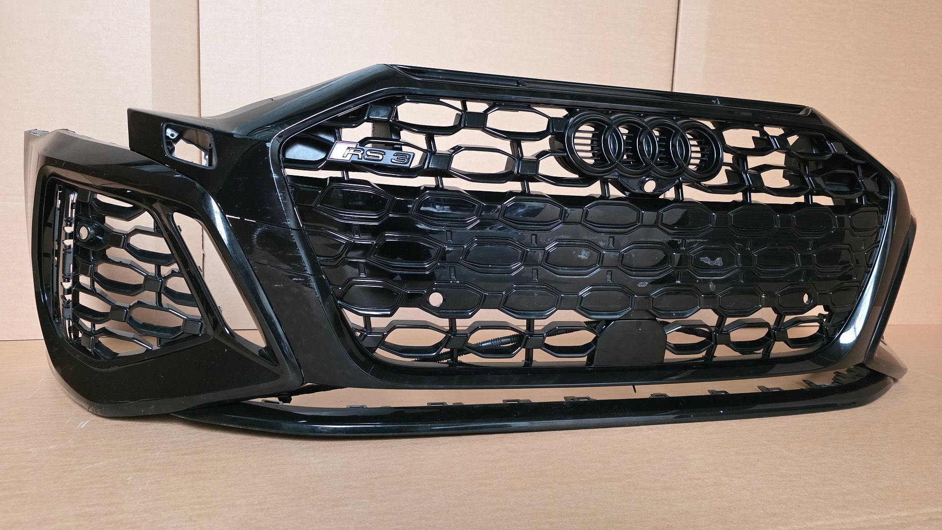 Voorbumper Audi A3 8Y RS3 6xPDC KLS bj.2021-2024 Bumper, -, Origine de la pièce connue, Utilisé, -