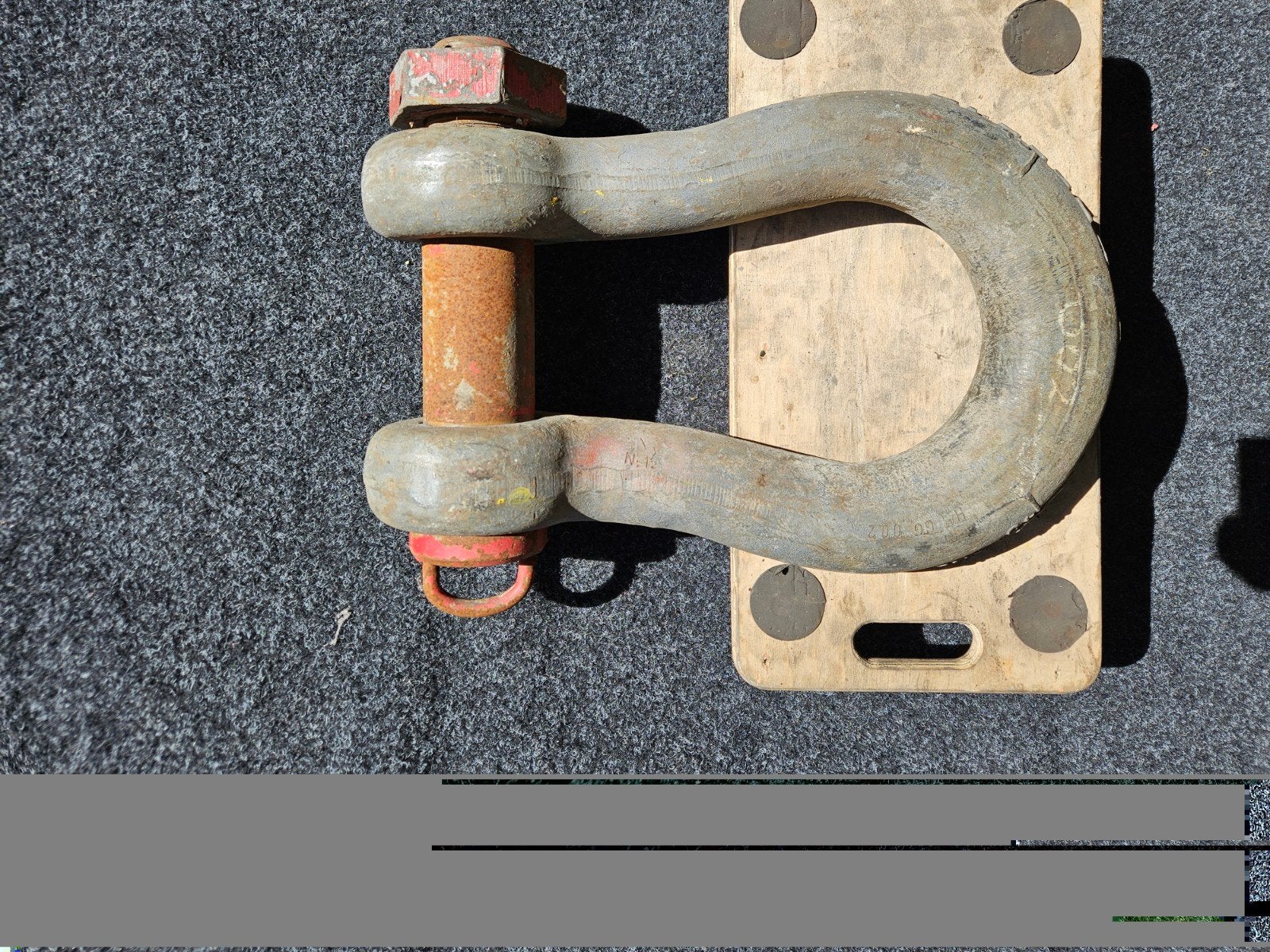 CROSBY G-2130 BEUGEL — 85 TON — 3", Ophalen