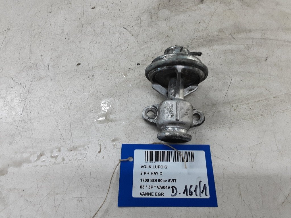 VANNE EGR Volkswagen Lupo (6X1) (01-1998/05-2005), Volkswagen, Mevr. I. Hauben, Utilisé, Rue de l'Espoir 34 34
4030  GRIVEGNÉE, BE