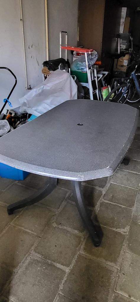 Tuintafel, Enlèvement, Utilisé, Ovale, Synthétique