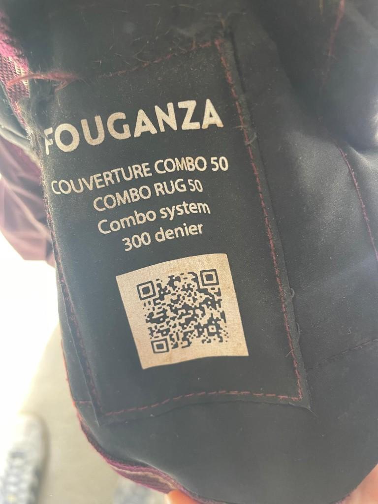 Staldeken_Fouganza_50g, Dieren en Toebehoren, Ophalen, Gebruikt