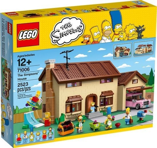 GEZOCHT Lego Simpsons house, Ophalen, Lego