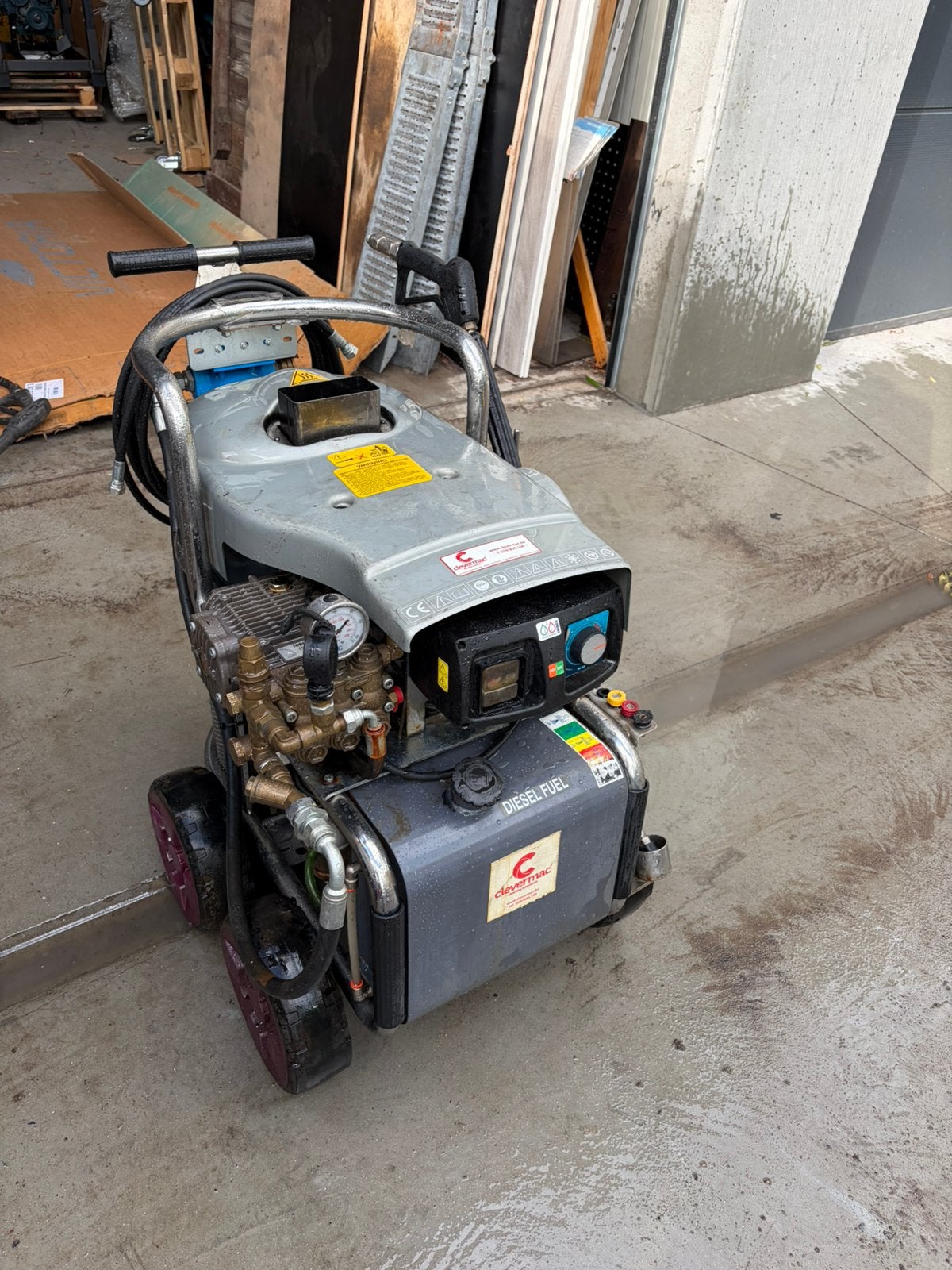 Clevermac stella hogedrukreiniger warm water, Doe-het-zelf en Bouw, Ophalen, Gebruikt