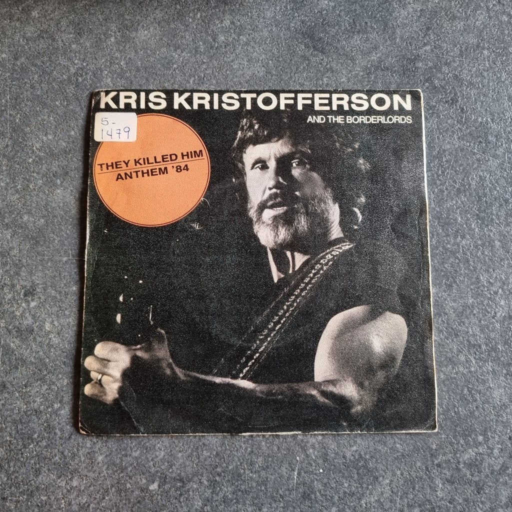 7" Kris Kristofferson And The Borderlords – They Killed Him, Cd's en Dvd's, Vinyl Singles, Gebruikt, 7 inch, Ophalen of Verzenden