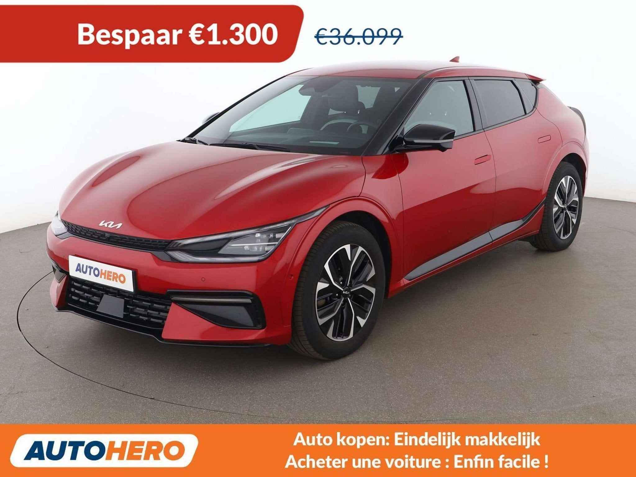 Kia Ev6 electric drive 168 kW GT Line 2WD (automatique), Autos, Rouge, Achat, Noir, 5 places