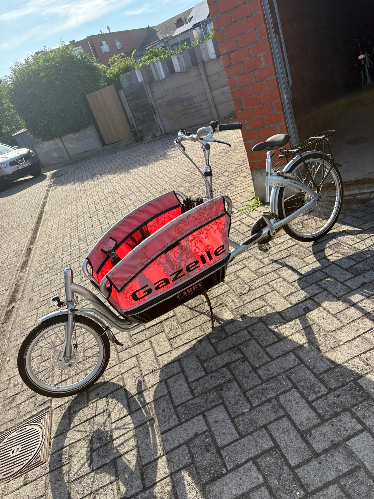 Gazelle bakfiets, Fietsen en Brommers, Fietsen | Bakfietsen, Ophalen, 3 kinderen, Opvouwbaar, Zo goed als nieuw