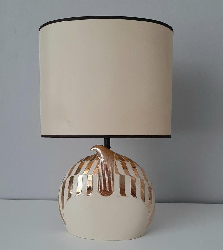 Lampe de table en céramique de studio Georges Liege, années, Enlèvement ou Envoi