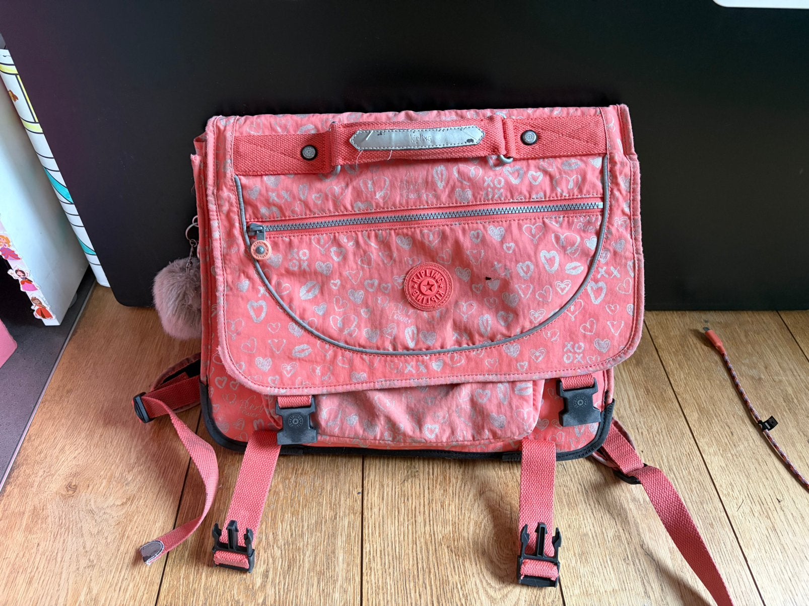 Kipling boekentas, Enlèvement, Utilisé
