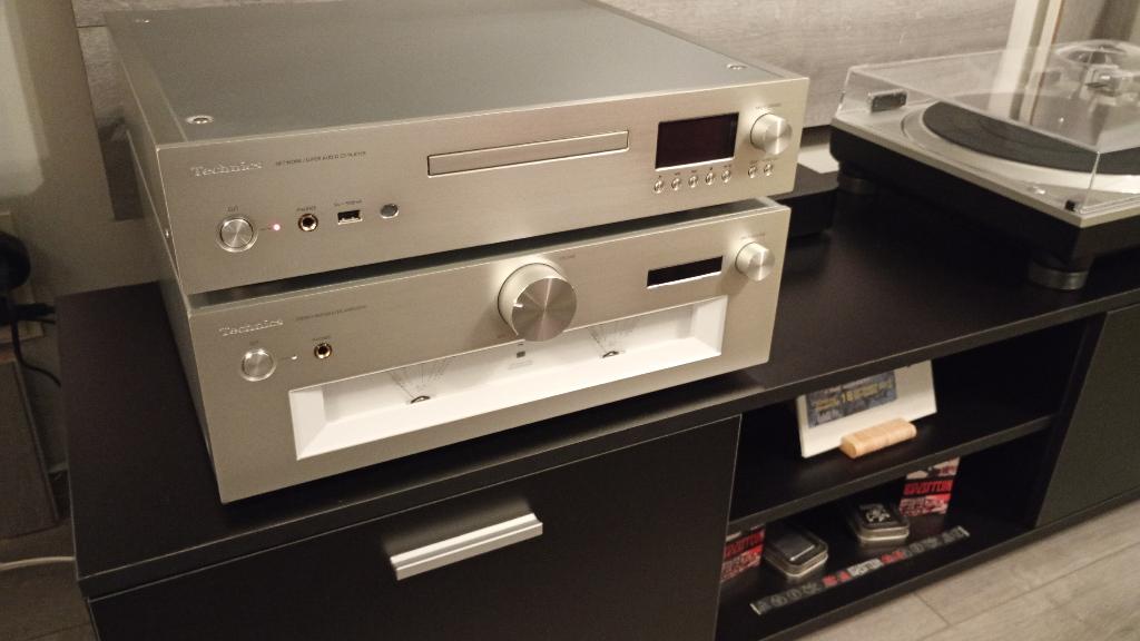 Technics SU-G700 + SL-G700 set, Zo goed als nieuw, 60 tot 120 watt, Stereo, Ophalen
