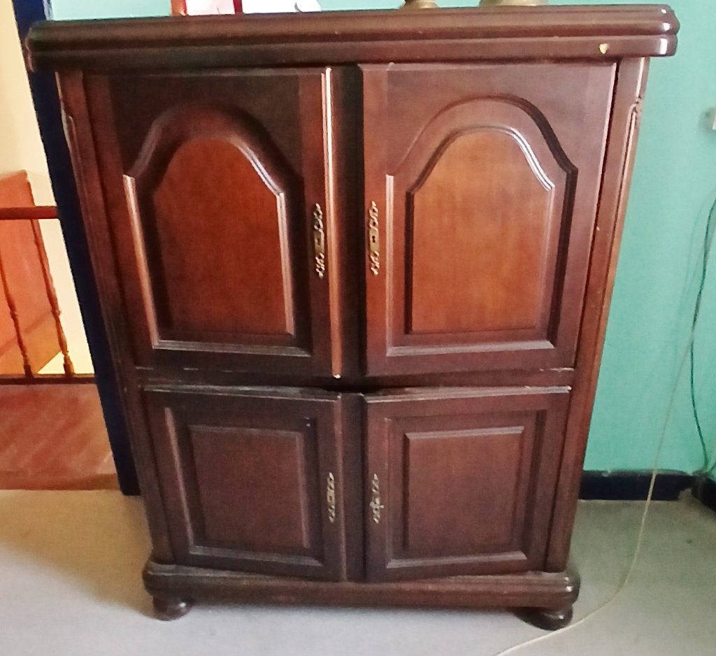 meuble bois ( tv ) bon etat liege, Maison & Meubles, 25 à 50 cm, Enlèvement, Utilisé, 50 à 100 cm