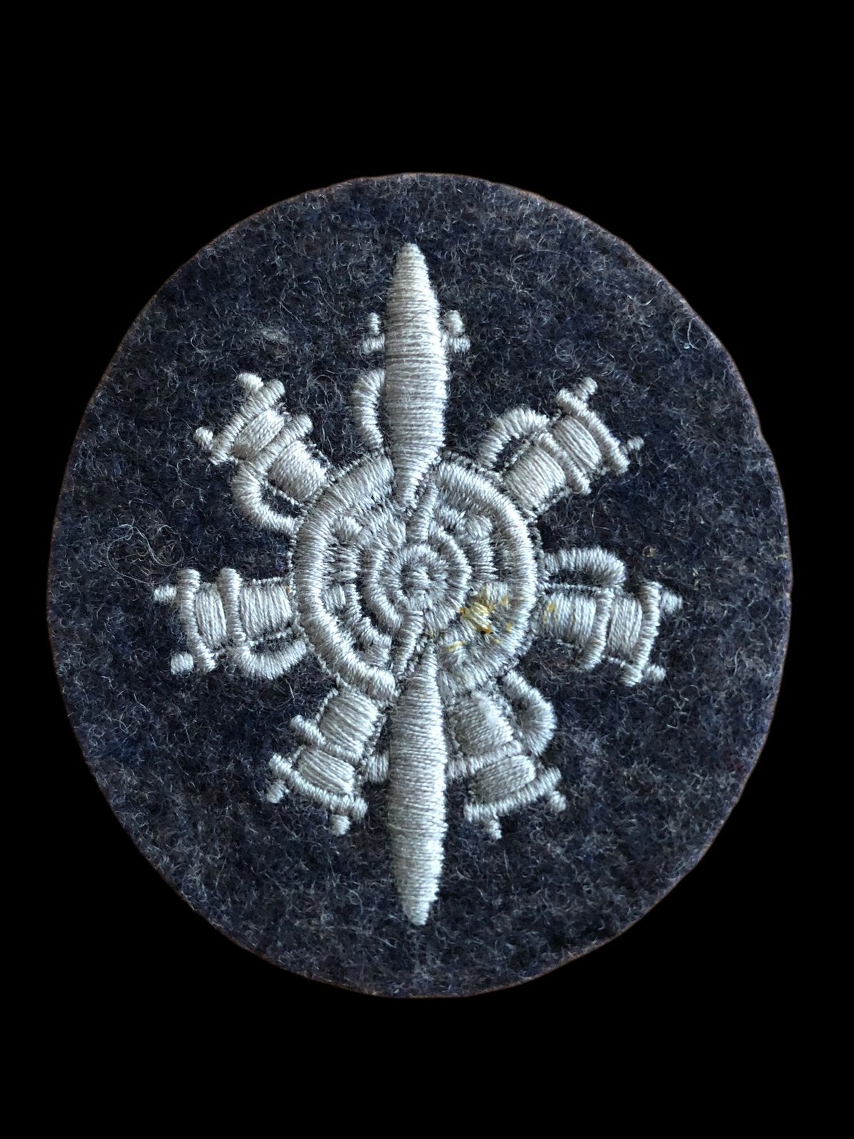 Patch pour le personnel de maintenance de WW2 LW, Enlèvement