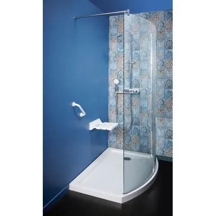 Douche glas met muur profiel gratis, Doe-het-zelf en Bouw, Ophalen, Glas, Douche