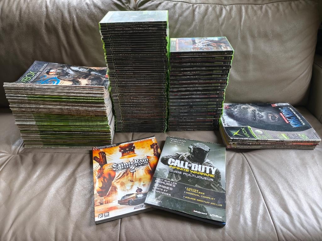 Collection de 80 jeux et 66 fascicules XBOX et XBOX 360, Consoles de jeu & Jeux vidéo, Consoles de jeu | Xbox 360, Enlèvement