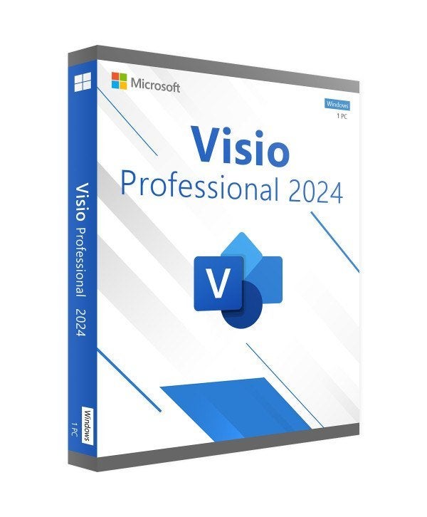 Microsoft Visio 2024 Professional voor 1 pc, Verzenden