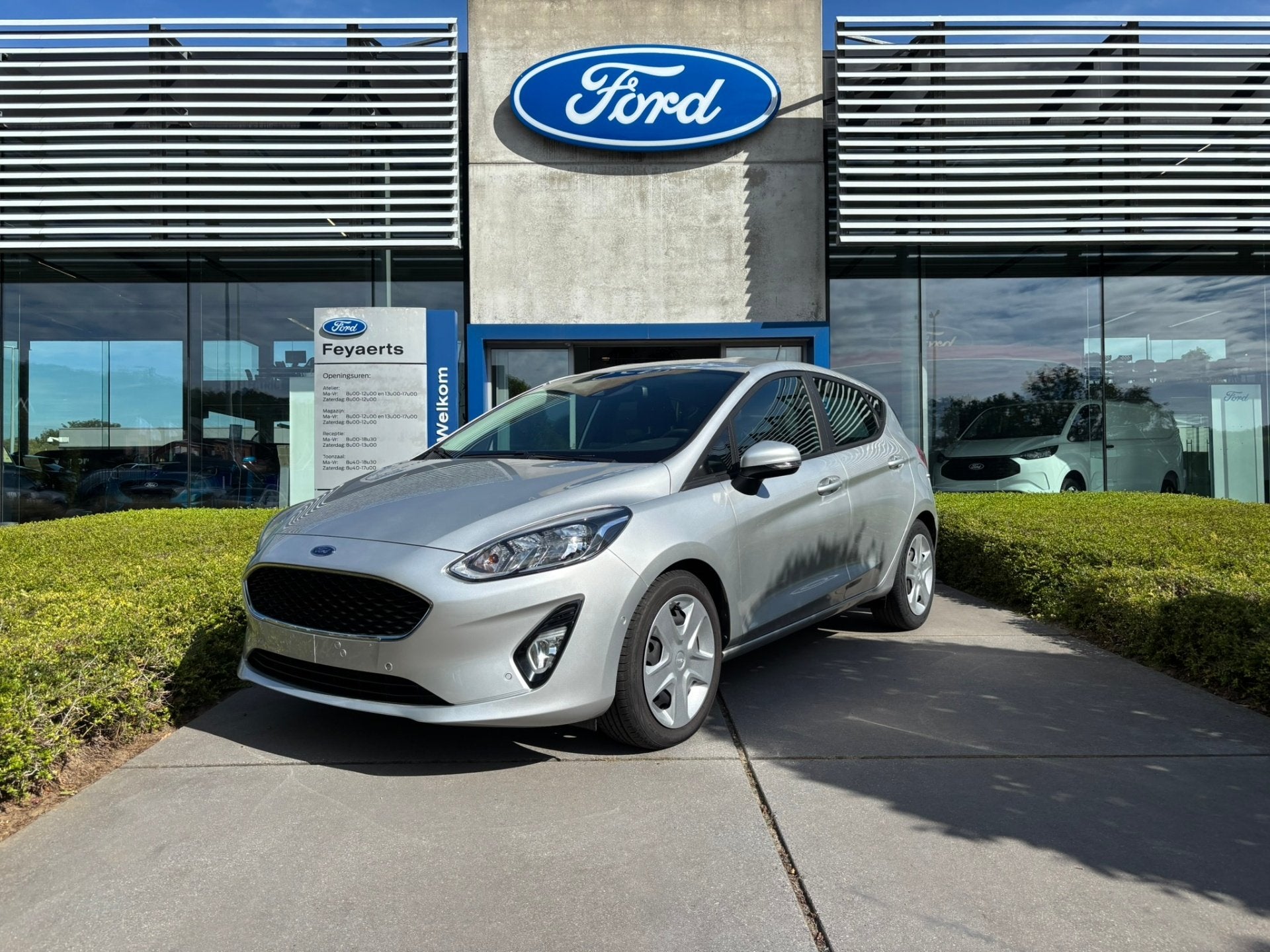 Ford Fiesta EcoBoost business class (bj 2020, automaat), Auto's, Automaat, Stof, Gebruikt, Overige kleuren