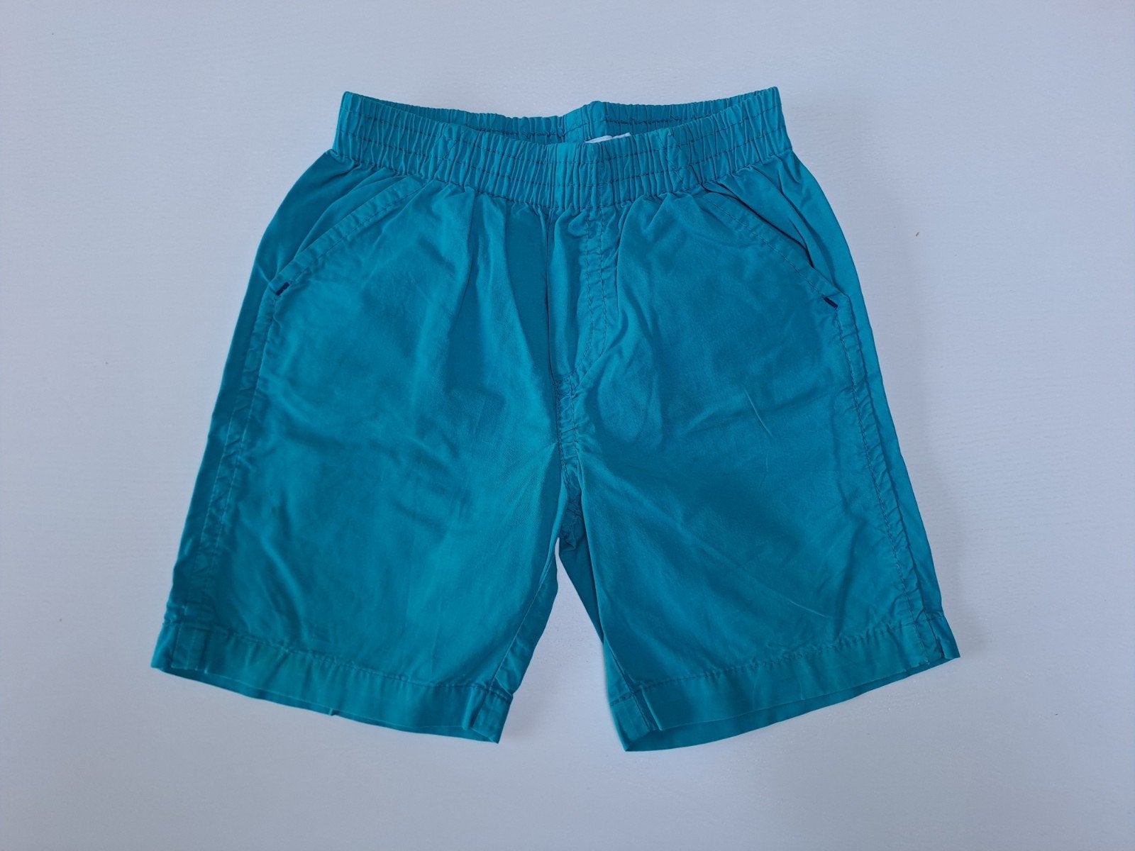 Short t 2a Turquoise avec ceinture élastique, Pantalon, Garçon, Enlèvement ou Envoi, Utilisé