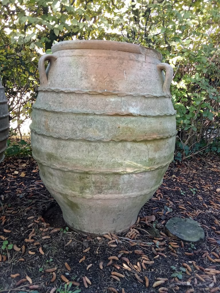 Grote terracotta pot, Ophalen, Gebruikt