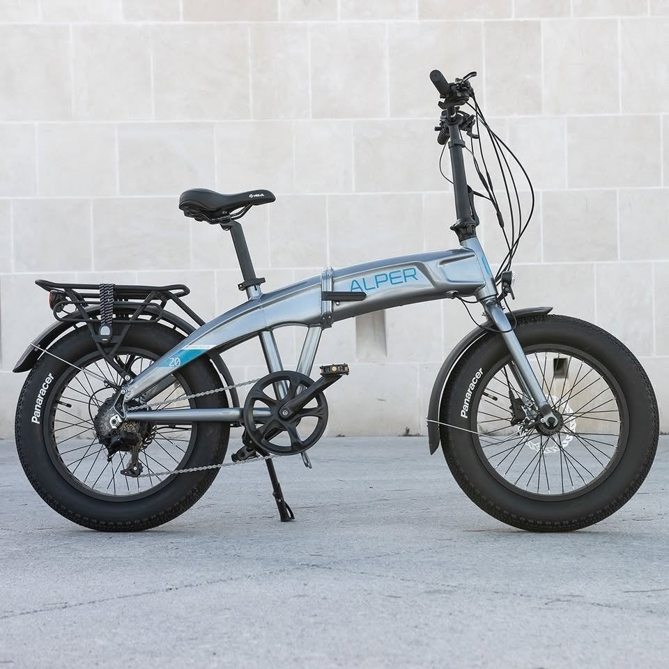 VELO ELECTRIQUE PLIANT EZO ALPER ROAD 20 - 400Wh GRIS BLEU, Neuf, Autres marques, Enlèvement ou Envoi, 50 km par batterie ou plus