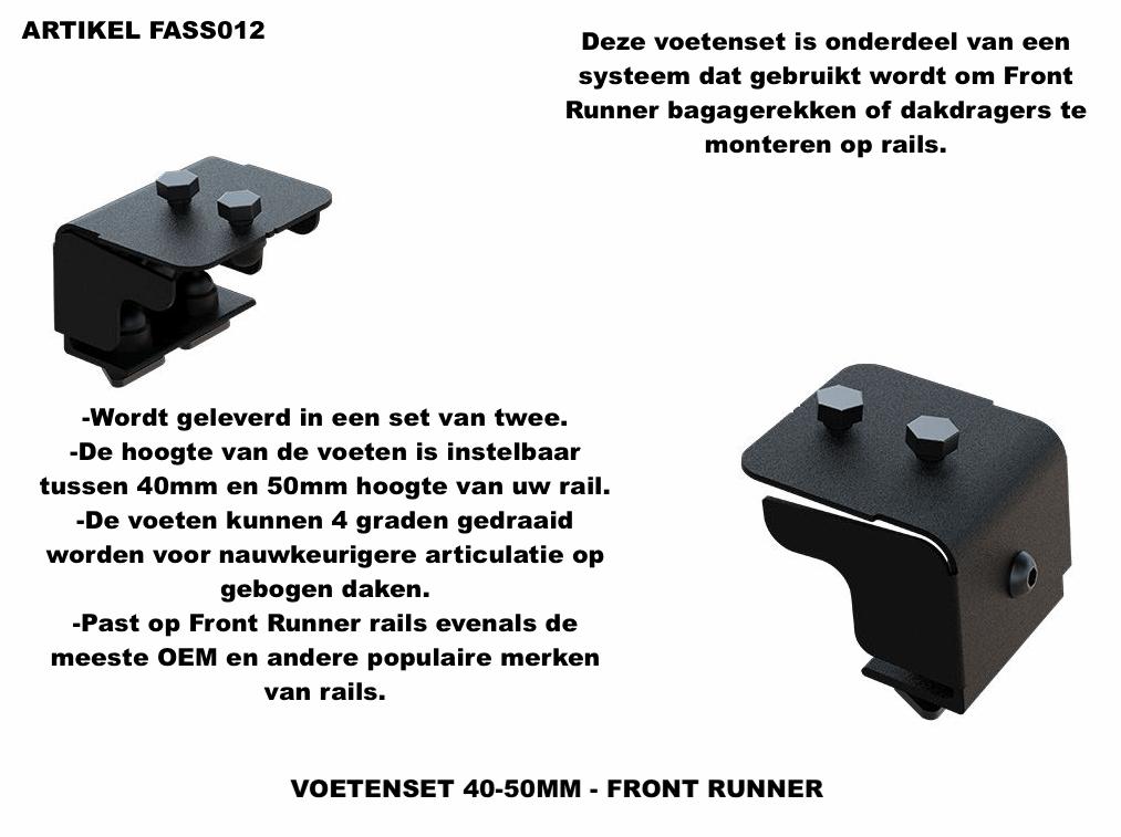 Front Runner Voeten sets FASS Serie Geschikt voor Front Runn, Neuf, -, -, -