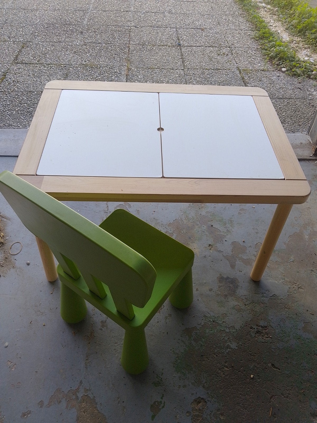 sensory tafel van Ikea met bakken en stoel, Kinderen en Baby's, Ophalen