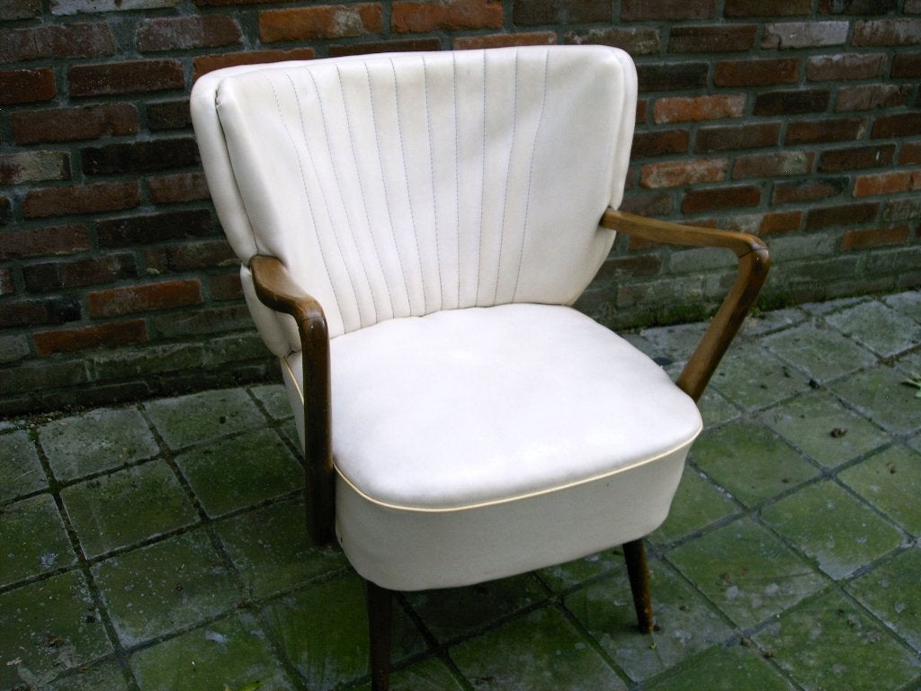 Fauteuil de cocktail scandinave, Moins de 75 cm, Bois, Comme neuf, Enlèvement