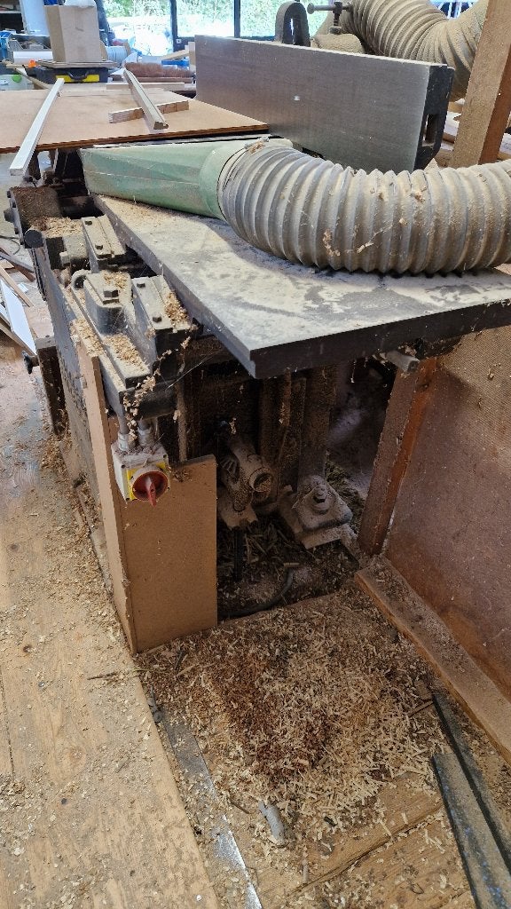 Danckaert Bruxelles vandiktebank, zaagmachine en langgatboor, Doe-het-zelf en Bouw, Ophalen, Gebruikt, Elektrisch