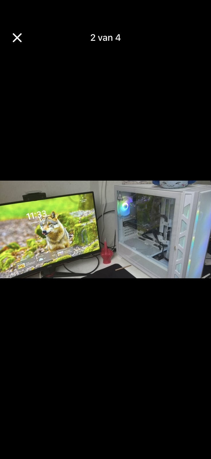 Pc met  mag weg, Informatique & Logiciels, Cartes vidéo, Utilisé, GDDR4, HDMI, DisplayPort, Enlèvement