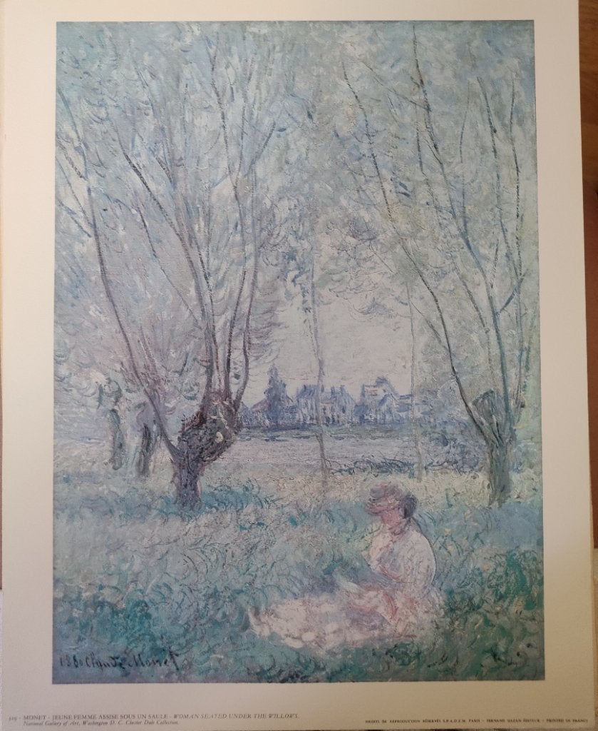 Afdrukken van Claude Monet, Fernand Hazan, Ophalen, Genummerd, Landschap, Zeefdruk