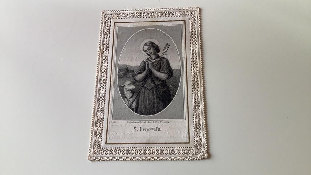 Oud doodsprentje eeckloo 1886, Verzamelen, Bidprentjes en Rouwkaarten, Ophalen of Verzenden
