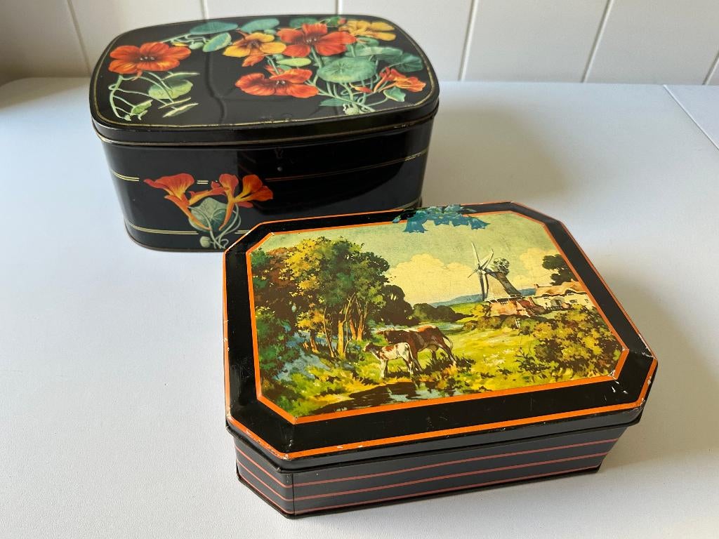 Blikken dozen allerlei - lot van 13 stuks, Enlèvement