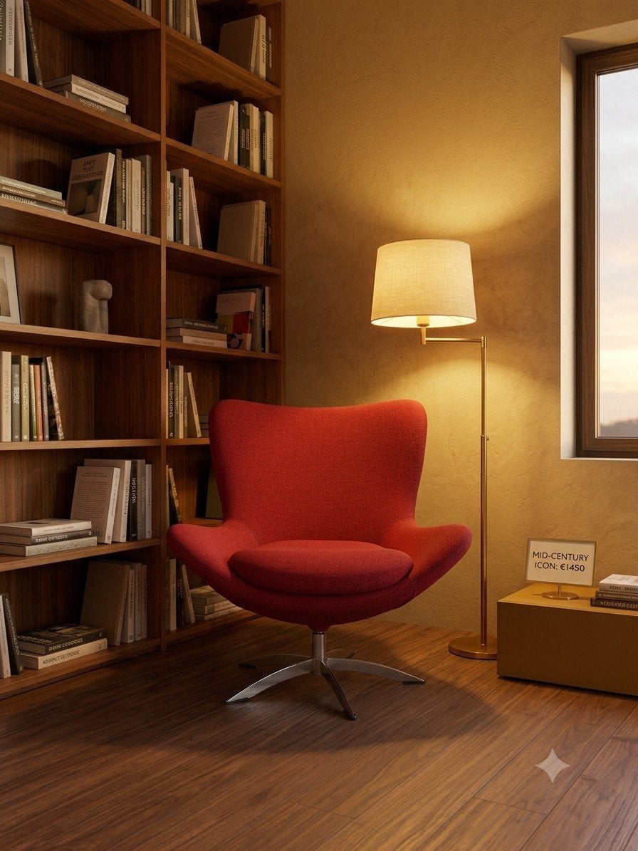 Mooa" swivel armchair by Hjort Knudsen, Enlèvement, Comme neuf, Tissus
