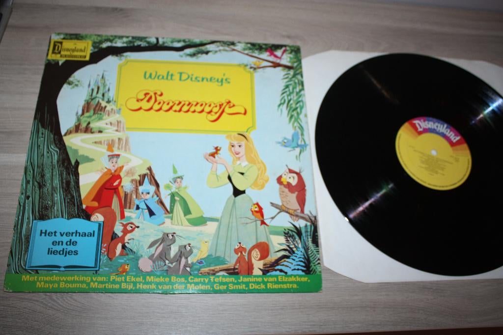 Walt Disney's Doornroosje , Langspeelplaat , werkt perfect, Verzamelen, Ophalen of Verzenden, Sneeuwwitje of Doornroosje, Gebruikt