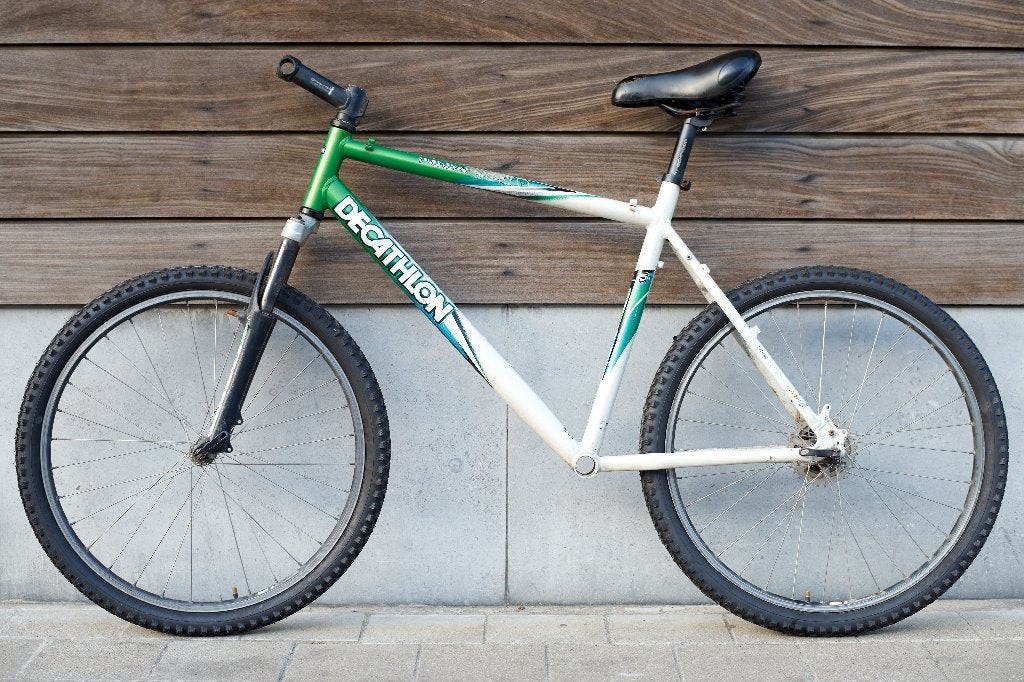 Cadre Decathlon Rockrider 26" avec support de frein à disque, Vélos & Vélomoteurs, Vélos Pièces, Utilisé, Aluminium, Mountainbike