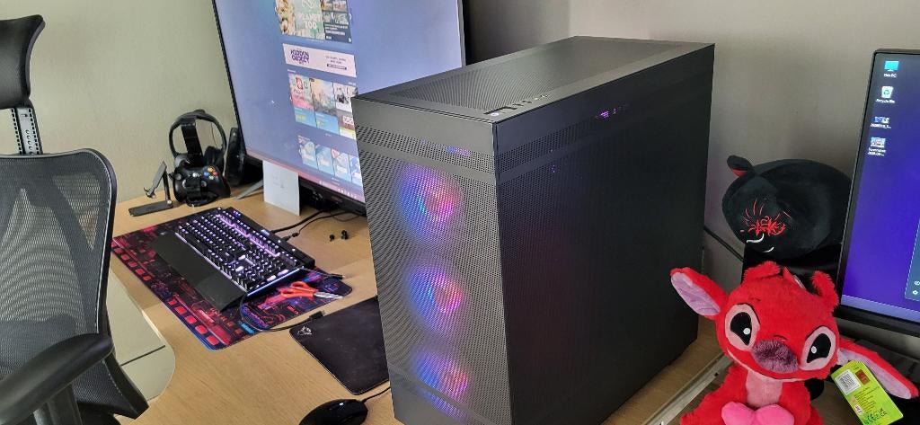 Gaming PC, I7 9700, RX7700XT, 16GB Ram, 1TB, Computers en Software, Virtual Reality, Nieuw, Ophalen of Verzenden, Custombuild