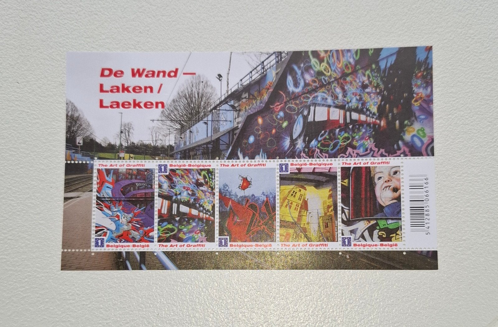 2011  'De Wand - Laken / Laeken' - 'The Art of Graffiti', Postzegels en Munten, Ophalen of Verzenden, Postfris, Postfris, Europa