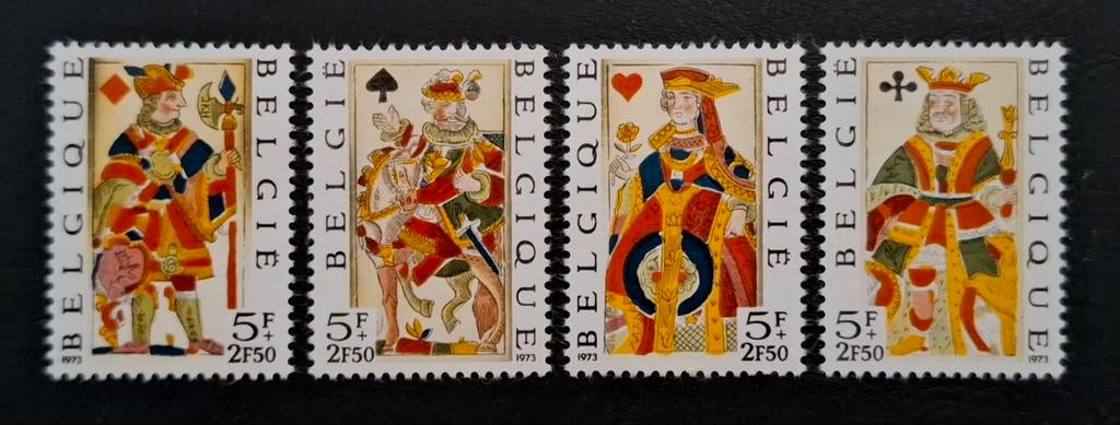 Belgique : COB 1695/98 ** Solidarité 1973., Sans timbre, Neuf, Enlèvement ou Envoi, Non oblitéré